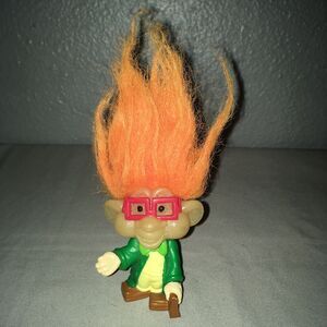 FF Toy Burger King IQ Iq Troll Doll Glow in the Dark 1993 BK Kids Club Figure
